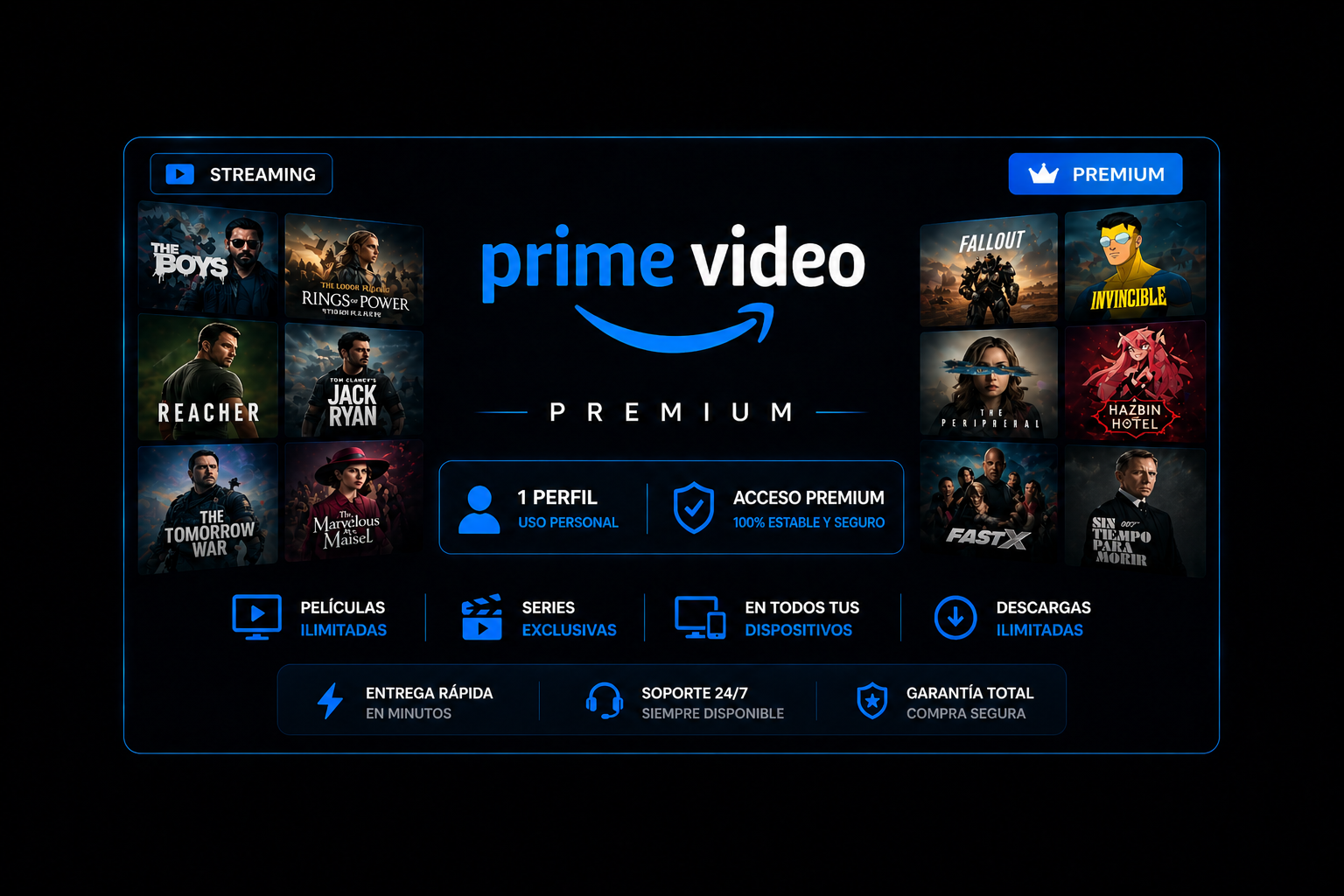Prime Video — 1 perfil